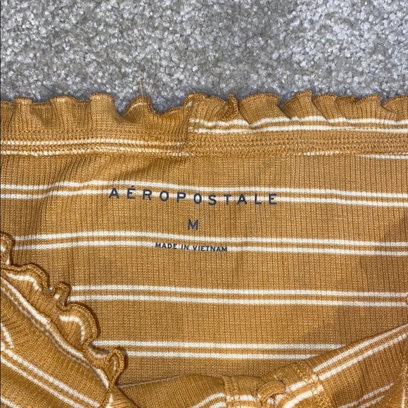 Yellow/orange striped top - Picture 2 of 2